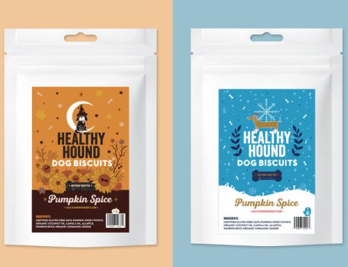 Healthy Hounds Dog Biscuit Labels